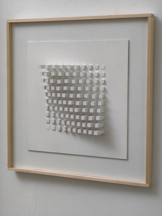Image 1 of Rilievo murale costruttivo bianco, Zero Art