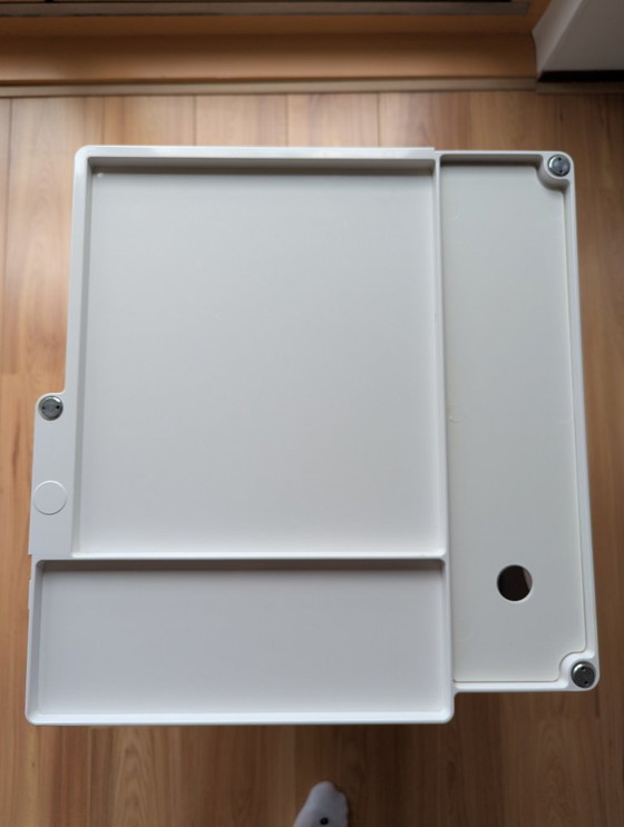 Image 1 of B-Line “Boby Trolley” – 3/3 drawers – Joe Colombo (White, Italy)