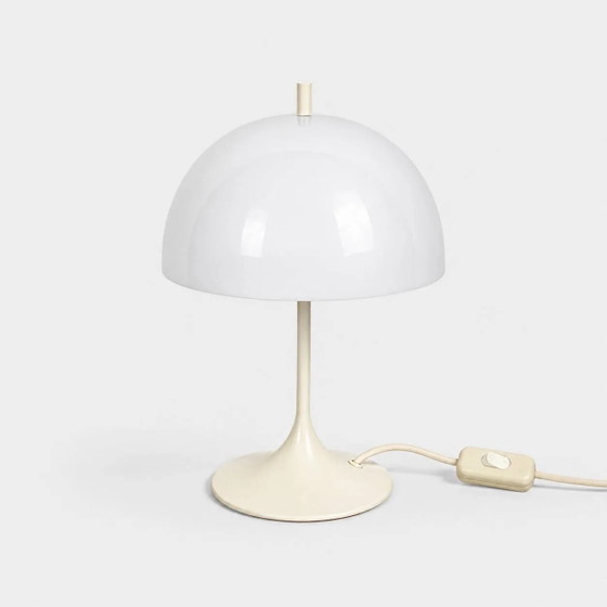 Lampe de table champignon tulipe – Wila – Metal, Plastic, Vintage (photo 2 of 8)
