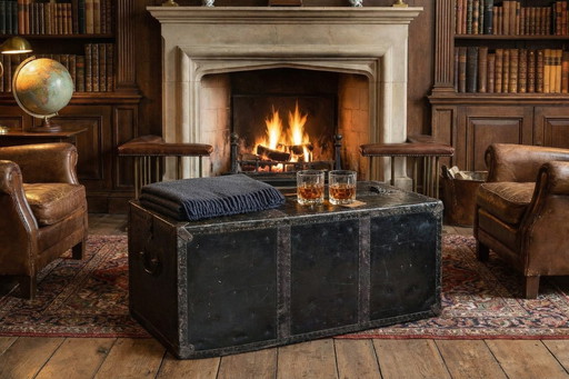 Rare Vintage Steamer Trunk