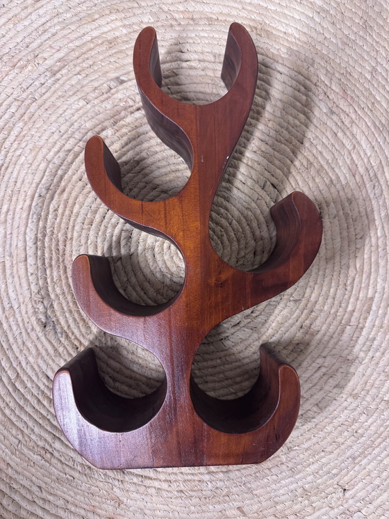 Image 1 of Wijnrek / Flessenrek Acaciahout