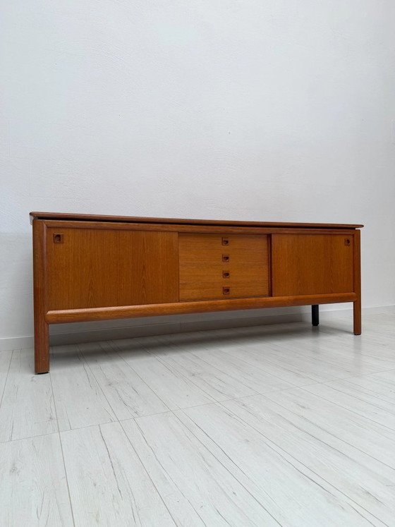 Credenza danese vintage in teak anni '60 attribuita a H.W. Klein per Bramin – Credenze, Legno (photo 12 of 14)