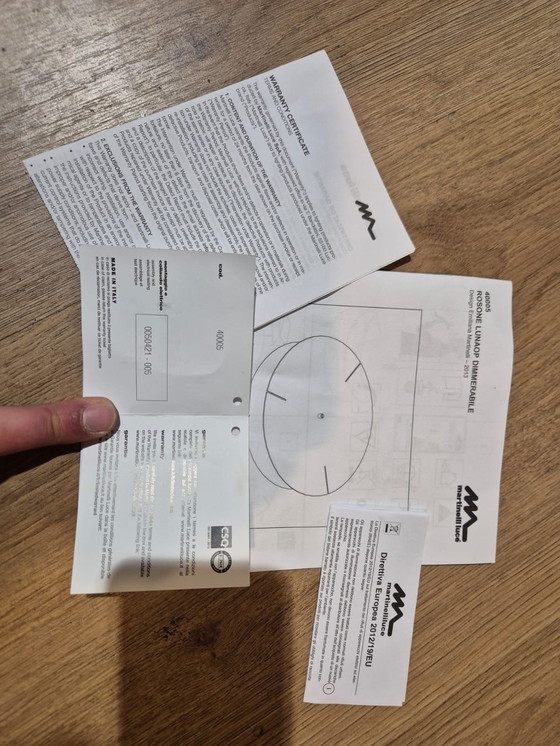 Image 1 of New - Martinelli Luce - Corpo Lunaop - Pendant lamp - White