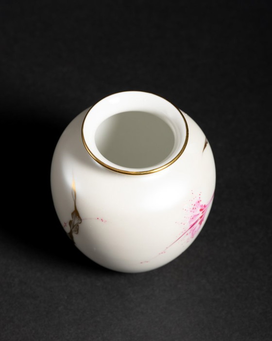 Image 1 of Porcelain Vase Heinrich & Co., Kunstabteilung Chiemsee Germany 10cm Satin Glaze