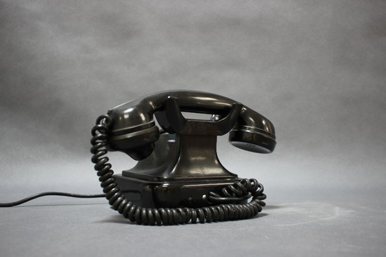 Image 1 of Telefono a rotelle Bakelitte di Tesla, metà secolo, 1950