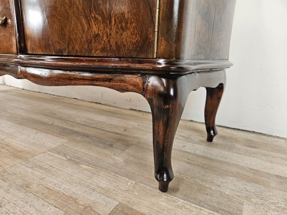 Toeletta in radica di noce Chippendale, 1940 – Console, Legno (photo 18 of 19)