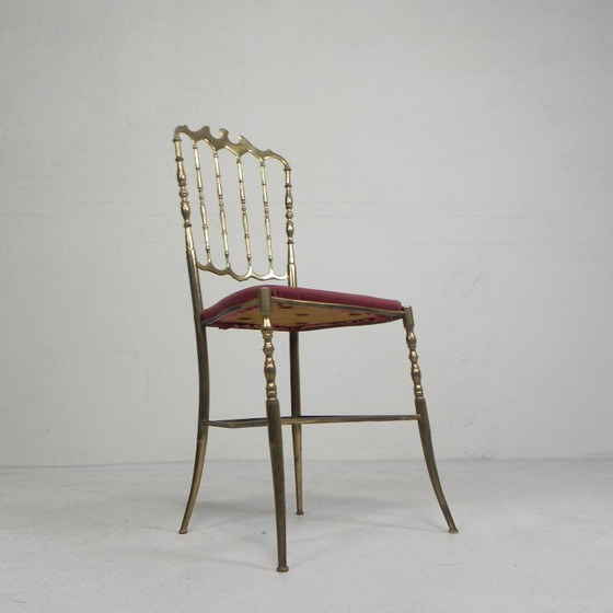 Image 1 of Stuhl im Hollywood-Regency-Stil, Chiavari, 1960er Jahre