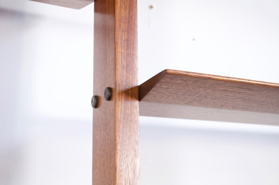 Image 1 of ITALIAANSE MODULAIRE VLOER- EN PLAFONDPLANKENSET VAN PALISSANDERHOUT, JAREN 60