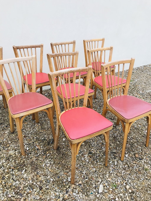 Set van 50 Baumann No. 12 Bistro-stoelen