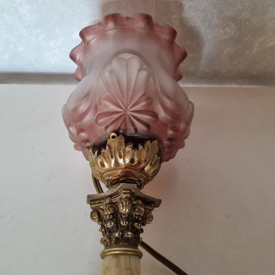 Image 1 of Art Deco brass desk lamp