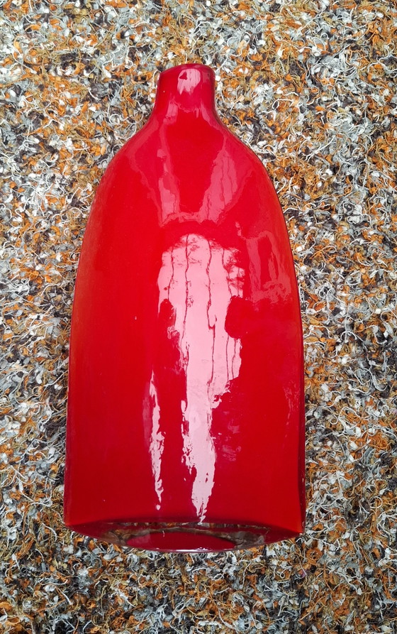 Vase de Murano rouge vif – Objets déco, Glass (photo 3 of 6)