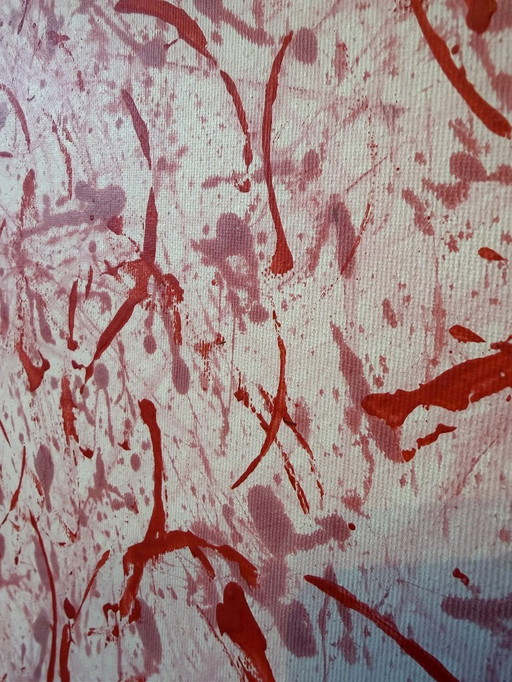 Abstract painting titled Fury original artwork by Alexandre.