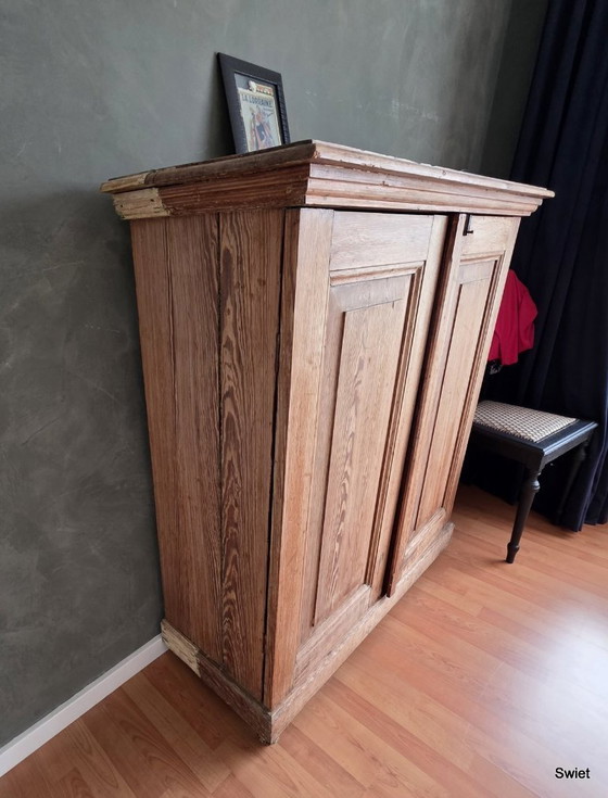 Image 1 of 2351 Brocante wooden girls' wardrobe closet