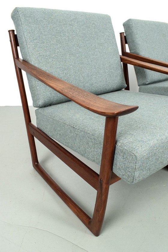 Image 1 of Lot de 2 fauteuils FD130 vintage Danish Design Peter Hvidt