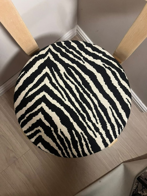 Sedia Alvar Aalto 68 con Tessuto Artek Zebra – Sedie da pranzo, Legno (photo 3 of 5)