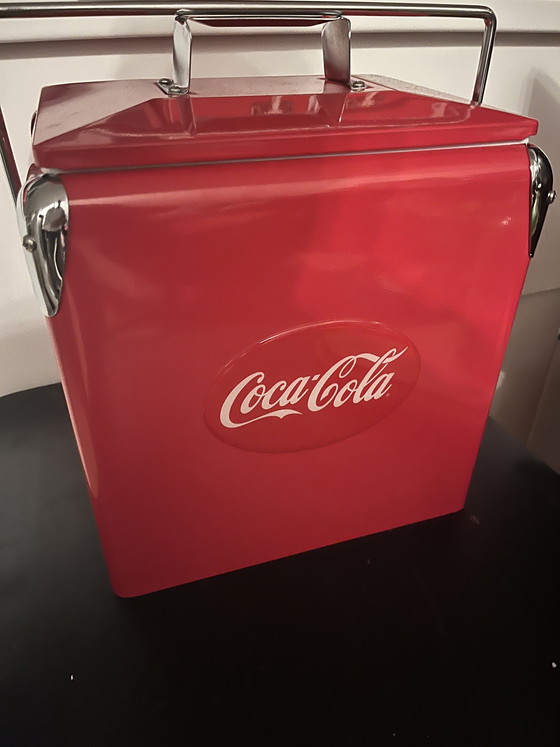 Image 1 of Refrigeratore vintage in acciaio per Coca-Cola