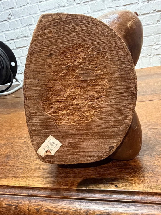 Image 1 of Busto africano vintage intagliato a mano – Legno massello (52 cm)