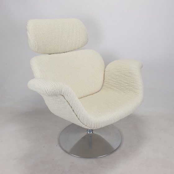 Image 1 of Fauteuil et ottoman Tulip Vintage par Pierre Paulin pour Artifort, 1980