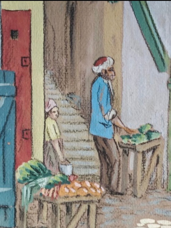 Image 1 of Orientalistisch schilderij, ca. 1930