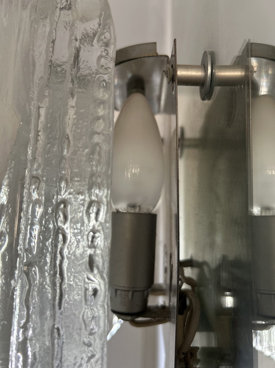 Image 1 of 2x Murano glass wall lamp