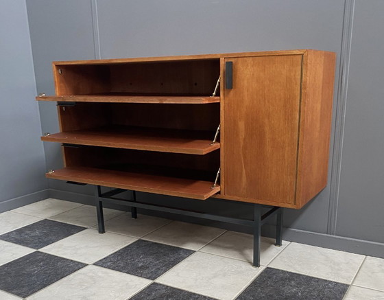 Image 1 of Shoe storage wood cabinet 1970s