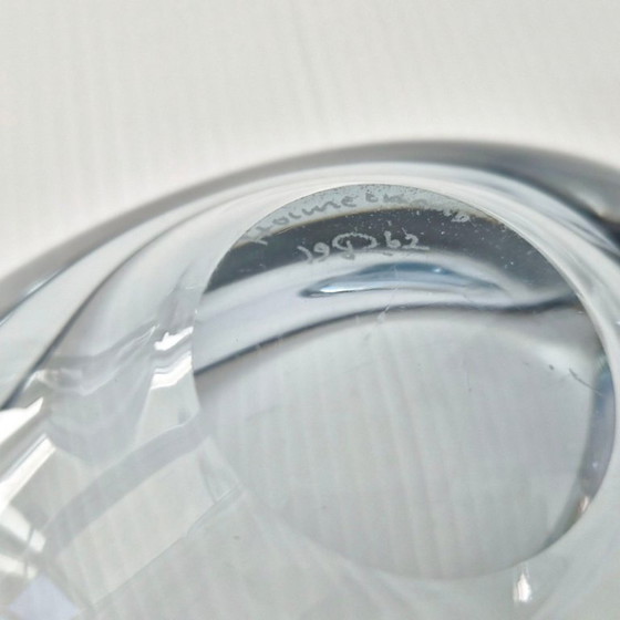 Image 1 of SET DE 7 CENDRIERS VINTAGE 1950 EN VERRE SERIE AKVA DE PER LUKTEN HOLMEGAARD