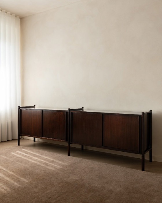 Credenza Archimede in palissandro di Hirozi Fukuoh per Gavina, anni '60 – Credenze, Wood (photo 4 of 24)