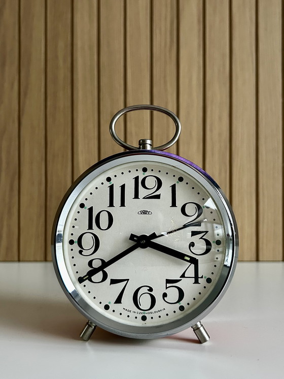 Image 1 of Vintage PRIM alarm clock - Red
