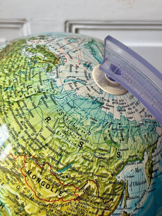 Image 1 of 1980s Globe, Technodidattica, Printed in Italy