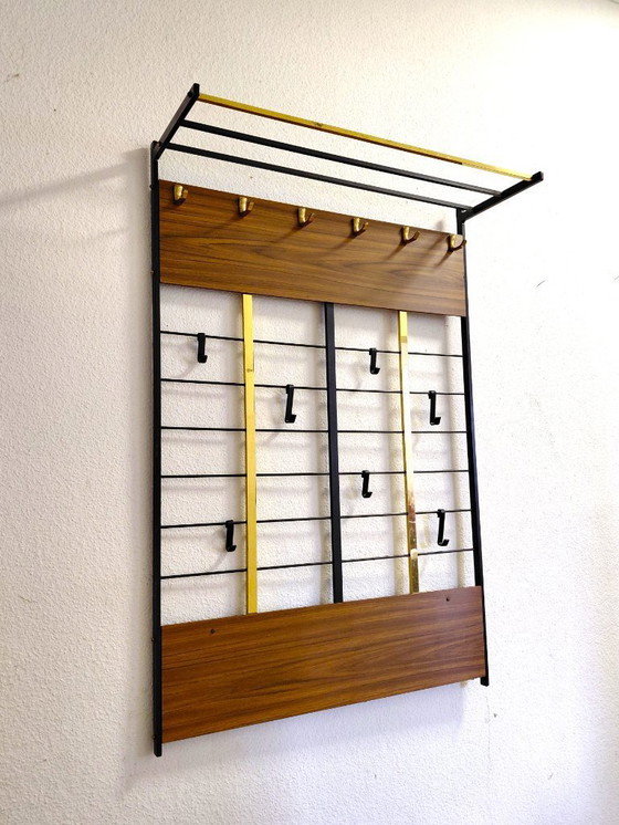 Image 1 of Sixties wall wardrobe with umbrella stand