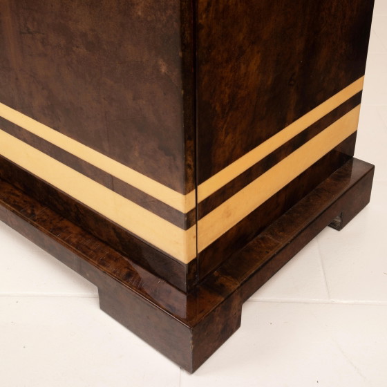 Armario Modelo 2031D de Giorgio Tura & Nucci Valsecchi para Tura Milano 1970 – Aparadores, Leather, Glass (photo 12 of 20)