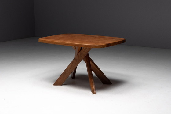 Image 1 of Tavolo da pranzo T35A di Pierre Chapo, Francia, anni '70