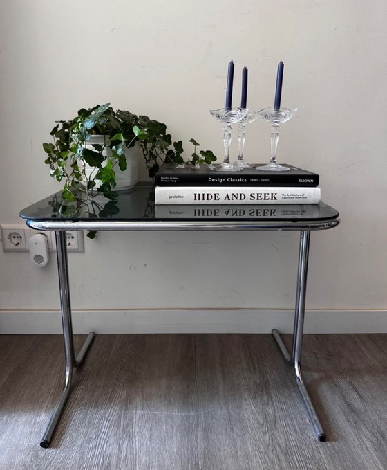 Image 1 of Two nested side tables in Bauhaus style