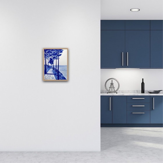 Image 1 of Acrylic on Hahnemühle 325g white paper. Size 40x30cm.