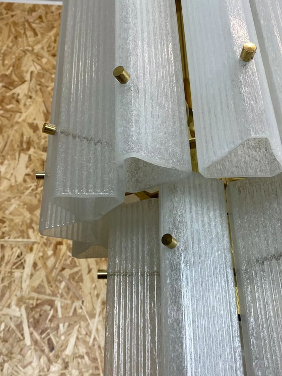 Image 1 of Lampadario anni &#39;60-&#39;70, enorme lampadario in vetro di Murano, lampada a sospensione, Limburgo anni &#39;60