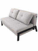 Sofá cama con fundas extraíbles y lavables de 140x200cm.