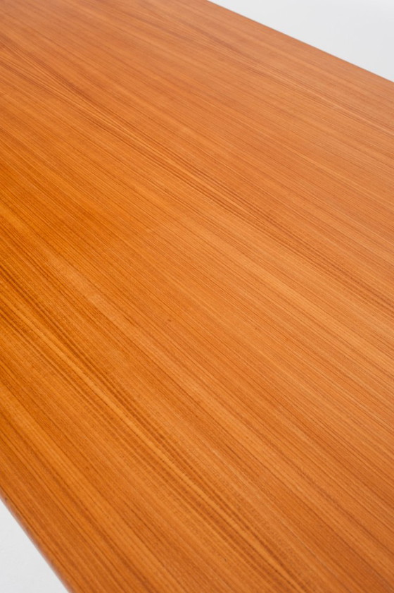 Scandinavian Style Teak Dining Table With Extensions, France, 1960s – Wood (photo 13 of 14)
