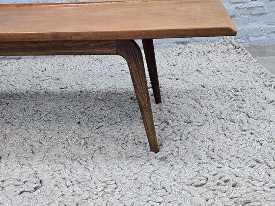 Image 1 of Mid-Century Scandinavian Design Solid Teakwood Coffee Table by Aksel Bender Madsen for Bovenkamp. The Netherlands, 1960s