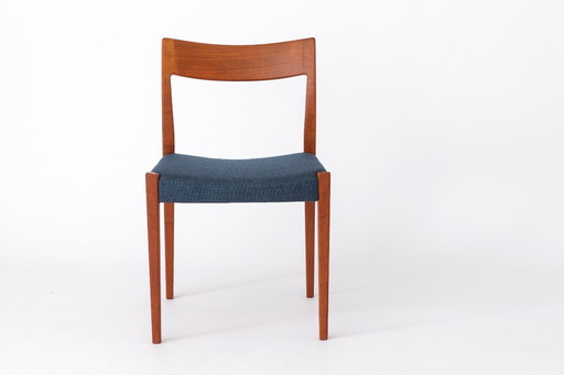 1 of 2 Yngve Ekström Kontiki Chair for Hugo Troeds, Swedish Mid Century Teak Dining Chair 1960s, Vintage Scandinavian Design
