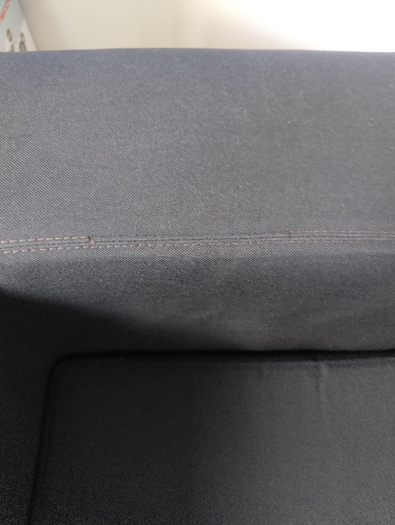 Image 1 of Zanotta Throw Away fauteuil in black textile 