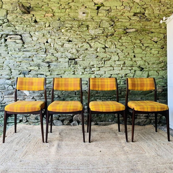 Image 1 of Set di 4 sedie degli anni '60