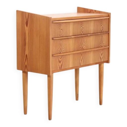 Danish design pine wooden chest of drawers 1960s – ladekasten, Scandinavian