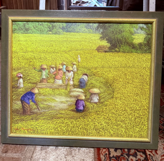 Image 1 of Prachtig olieverfschilderij van Sy Nguyen 