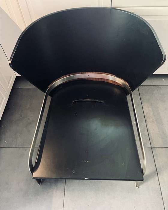 Bellissima sedia vintage Cappellini Elba – Poltrone, Wood, Metal (photo 3 of 6)