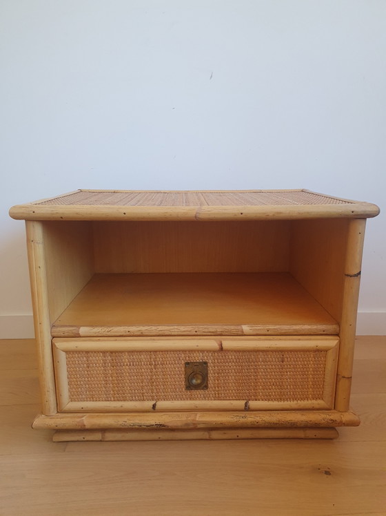 Image 1 of Vintage Dal Vera nachtkastje/bijzettafel
