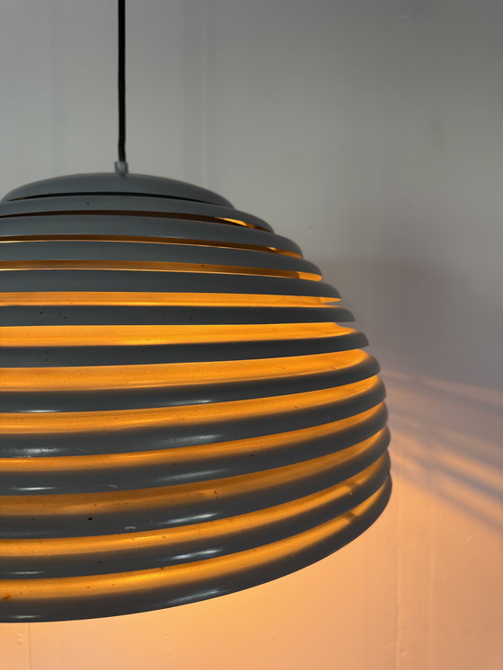 Image 1 of Lampada a sospensione vintage in metallo 'Saturnus', Staff Leuchten '70