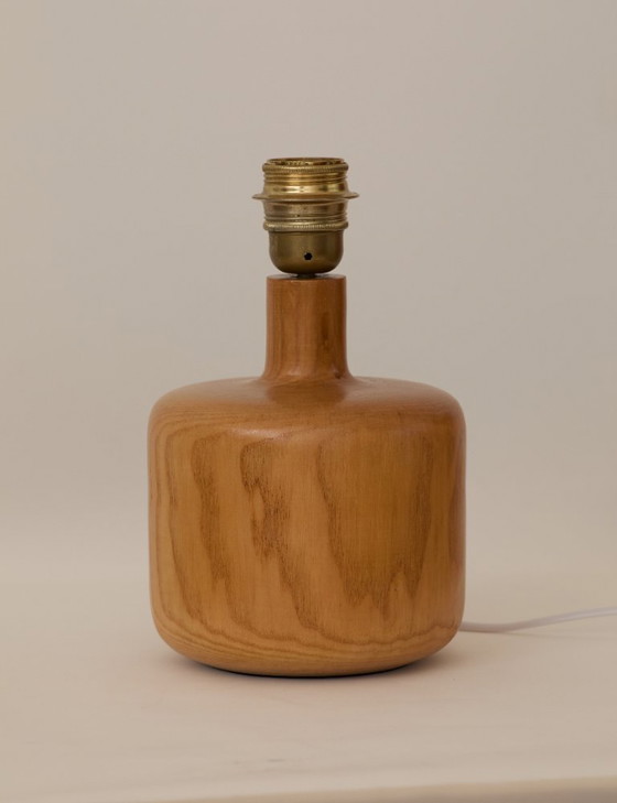 Image 1 of Lampe en bois massif Charlotte Perriand pour les Arcs vintage Circa 1968