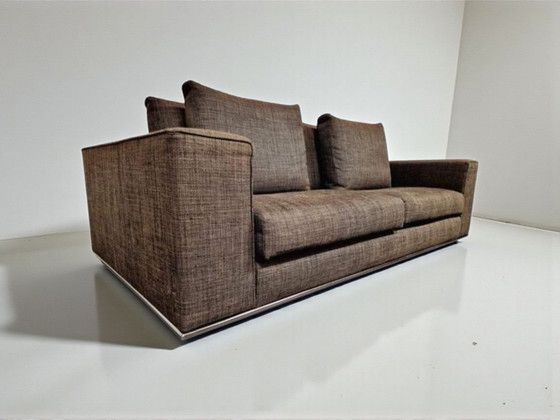 Image 1 of Minotti Hamilton Sofa in Pitti Corda "espresso"