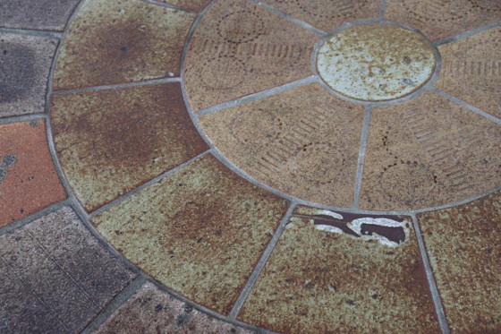 Image 1 of Tue Poulsen voor Haslev mobelfabrik salontafel vintage