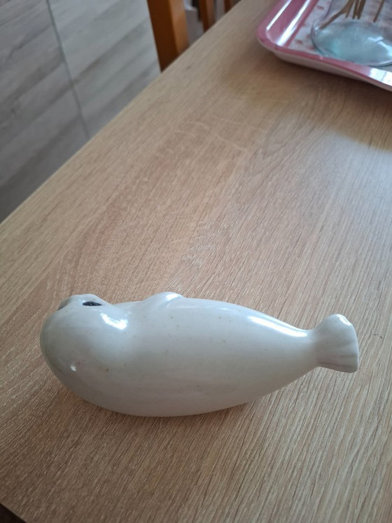 Image 1 of Piccola foca di Lisa Larson, ceramica, Svezia